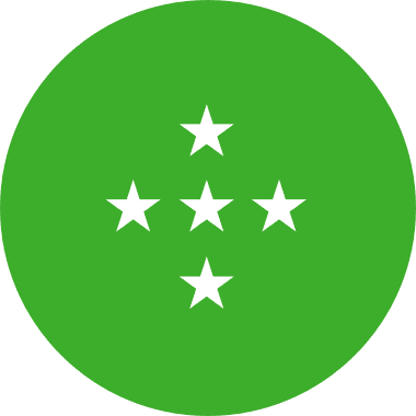 Circle with stars